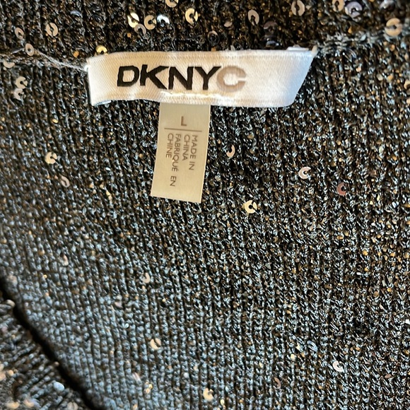 Hi low DKNYC sequined top# - Picture 3 of 7